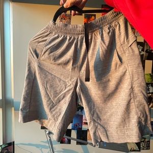Grey Mens Lululemon THE Short ( 9” inseam NO LINER)